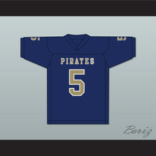 Load image into Gallery viewer, Rakeem Boyd 5 Independence Community College Pirates Dark Blue Football Jersey