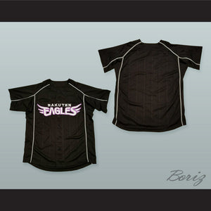 Tohoku Rakuten Golden Eagles Black Baseball Jersey