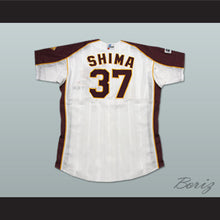 Load image into Gallery viewer, Motohiro Shima 37 Tohoku Rakuten Golden Eagles Baseball Jersey Includes Patches