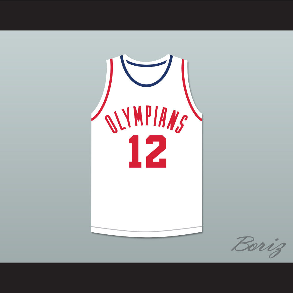 Ralph Beard 12 Indianapolis Olympians White Basketball Jersey