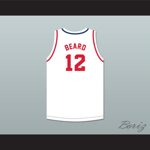 Ralph Beard 12 Indianapolis Olympians White Basketball Jersey