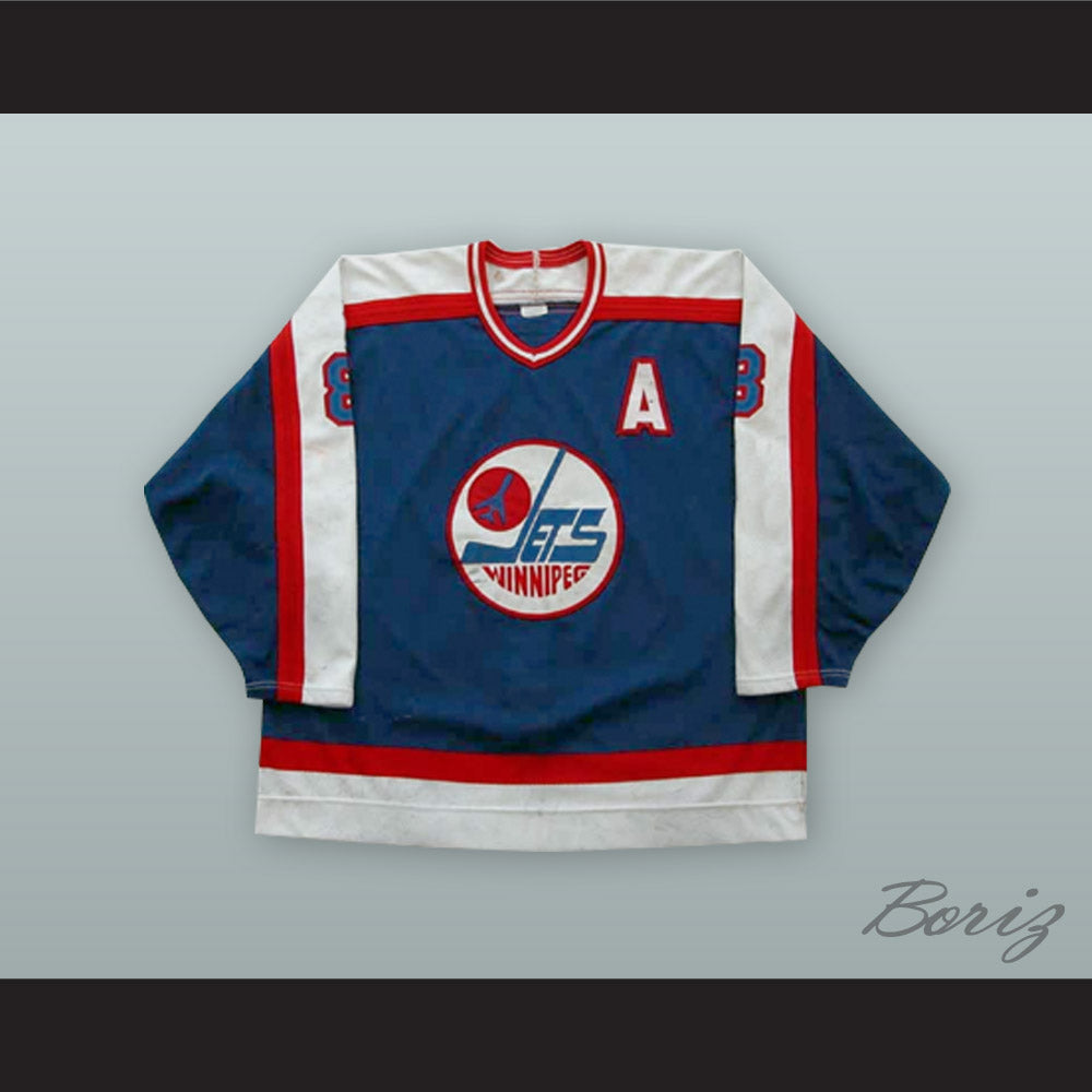 Randy Carlyle 8 Winnipeg Jets Hockey Jersey