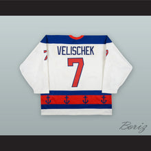 Load image into Gallery viewer, Randy Valischek 7 Milwaukee Admirals White Hockey Jersey