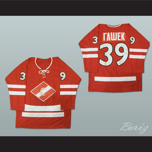 Dominik Hasek 39 Spartak Moscow Hockey Jersey