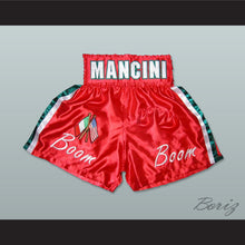 Load image into Gallery viewer, Ray &#39;Boom Boom&#39; Mancini Red Boxing Shorts with Embroidered Flags Patch