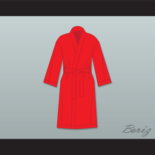 Ray 'Boom Boom' Mancini Red Satin Full Boxing Robe