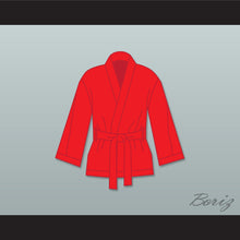 Load image into Gallery viewer, Ray &#39;Boom Boom&#39; Mancini Red Satin Half Boxing Robe