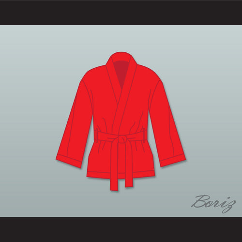 Ray 'Boom Boom' Mancini Red Satin Half Boxing Robe