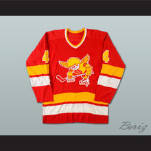 Load image into Gallery viewer, Ray McKay 4 WHA Minnesota Fighting Saints Red Hockey Jersey