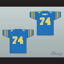 Load image into Gallery viewer, 1985 USFL Ray Pinney 74 Oakland Invaders Road Football Jersey