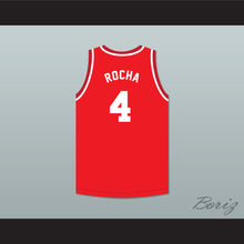 Load image into Gallery viewer, Red Rocha 4 St. Louis Bombers Red Basketball Jersey