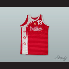 Load image into Gallery viewer, Red Star Belgrade Serbia Yugoslavia 13 Red Basketball Jersey