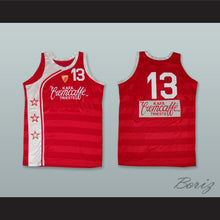 Load image into Gallery viewer, Red Star Belgrade Serbia Yugoslavia 13 Red Basketball Jersey