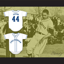 Load image into Gallery viewer, Reggie Jackson 44 Cheltenham High School Panthers White Baseball Jersey 2