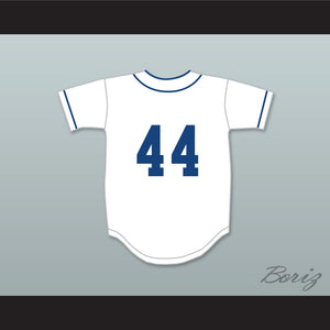 Reggie Jackson 44 Cheltenham High School Panthers White Baseball Jersey 1