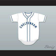 Load image into Gallery viewer, Reggie Jackson 9 Cheltenham High School Panthers White Baseball Jersey 2