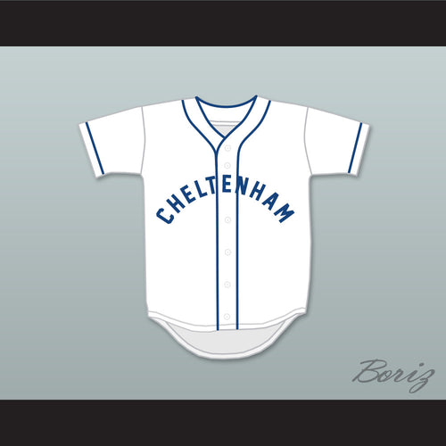 Reggie Jackson 9 Cheltenham High School Panthers White Baseball Jersey 2