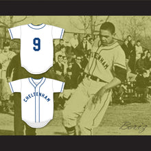 Load image into Gallery viewer, Reggie Jackson 9 Cheltenham High School Panthers White Baseball Jersey 1