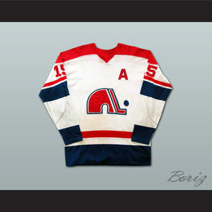Rene Leclerc 15 Quebec Nordiques Hockey Jersey