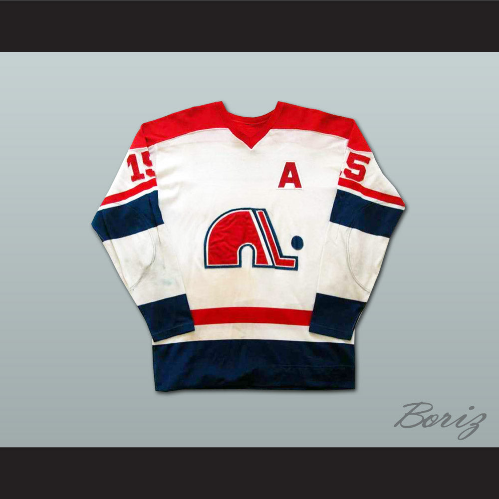 Rene Leclerc 15 Quebec Nordiques Hockey Jersey