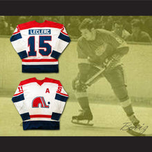 Load image into Gallery viewer, Rene Leclerc 15 Quebec Nordiques Hockey Jersey