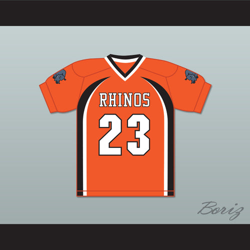 Jammie Jammie-Jammie 23 Rhinos Football Jersey with Patches Key & Peele