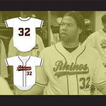 Load image into Gallery viewer, Raffy Benitez 32 Rhinos Baseball Jersey Key &amp; Peele Slap Ass