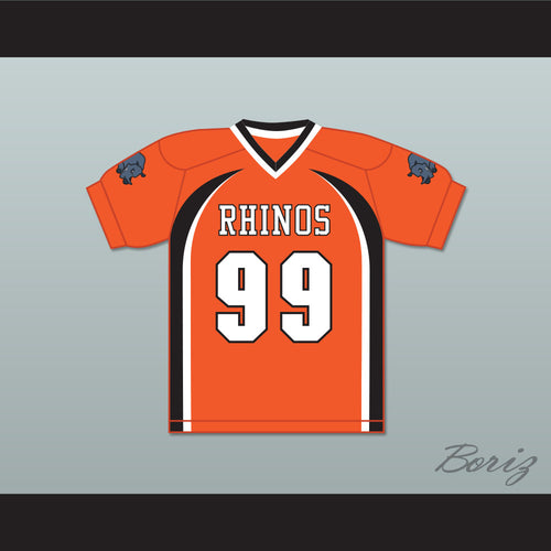 Ozamataz Buckshank 99 Rhinos Football Jersey with Patches Key & Peele