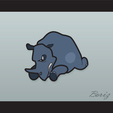 Load image into Gallery viewer, Equine Duckings 42 Rhinos Football Jersey with Patches Key &amp; Peele