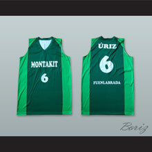 Load image into Gallery viewer, Ricardo Uriz 6 Montakit Fuenlabrada Spain Green Basketball Jersey