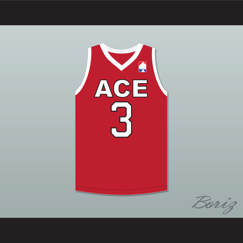 Ricegum 3 ACE Family Charity Red Basketball Jersey