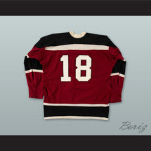 Load image into Gallery viewer, Richie LeDuc 18 Boston Braves Maroon Tie Down Hockey Jersey