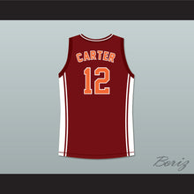 Load image into Gallery viewer, Robert Ri&#39;chard Damien Carter 12 Richmond Oilers Home Basketball Jersey Coach Carter