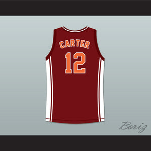 Robert Ri'chard Damien Carter 12 Richmond Oilers Home Basketball Jersey Coach Carter