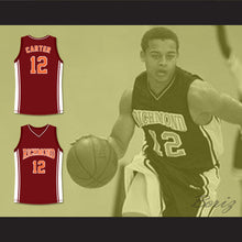 Load image into Gallery viewer, Robert Ri&#39;chard Damien Carter 12 Richmond Oilers Home Basketball Jersey Coach Carter