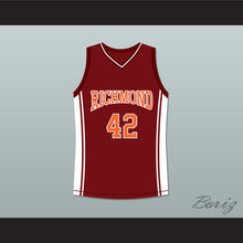 Load image into Gallery viewer, Kenyon Stone 42 Richmond Oilers Home Basketball Jersey Coach Carter