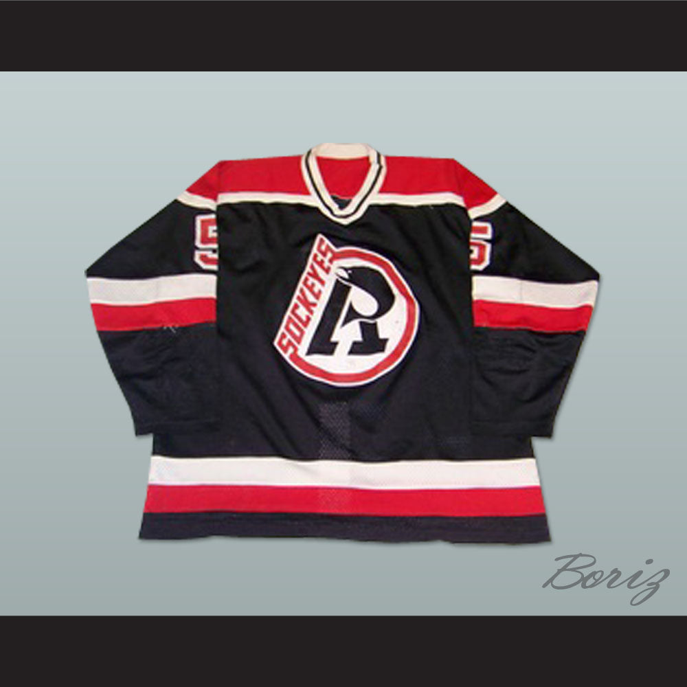 Steve Kloepzig 5 Richmond Sockeyes Black Hockey Jersey