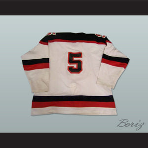 Steve Kloepzig 5 Richmond Sockeyes White Hockey Jersey