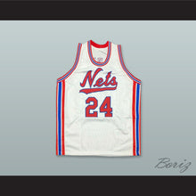 Load image into Gallery viewer, Rick Barry 24 New York Nets White Basketball Jersey
