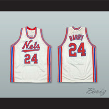 Load image into Gallery viewer, Rick Barry 24 New York Nets White Basketball Jersey