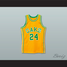Load image into Gallery viewer, Rick Barry 24 Oakland Oaks Yellow Basketball Jersey