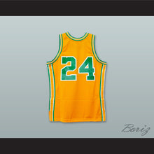 Load image into Gallery viewer, Rick Barry 24 Oakland Oaks Yellow Basketball Jersey