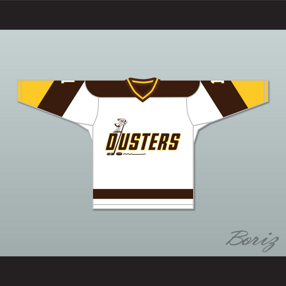 Rick Lemay 1 Binghamton Broome Dusters White Hockey Jersey 2