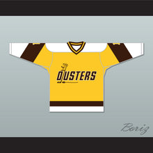 Load image into Gallery viewer, Rick Lemay 1 Binghamton Broome Dusters Yellow Hockey Jersey 2