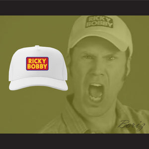 Ricky Bobby White Baseball Hat