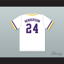 Load image into Gallery viewer, Ricky Henderson 24 Oakland Technical High School Bulldogs White Baseball Jersey 2