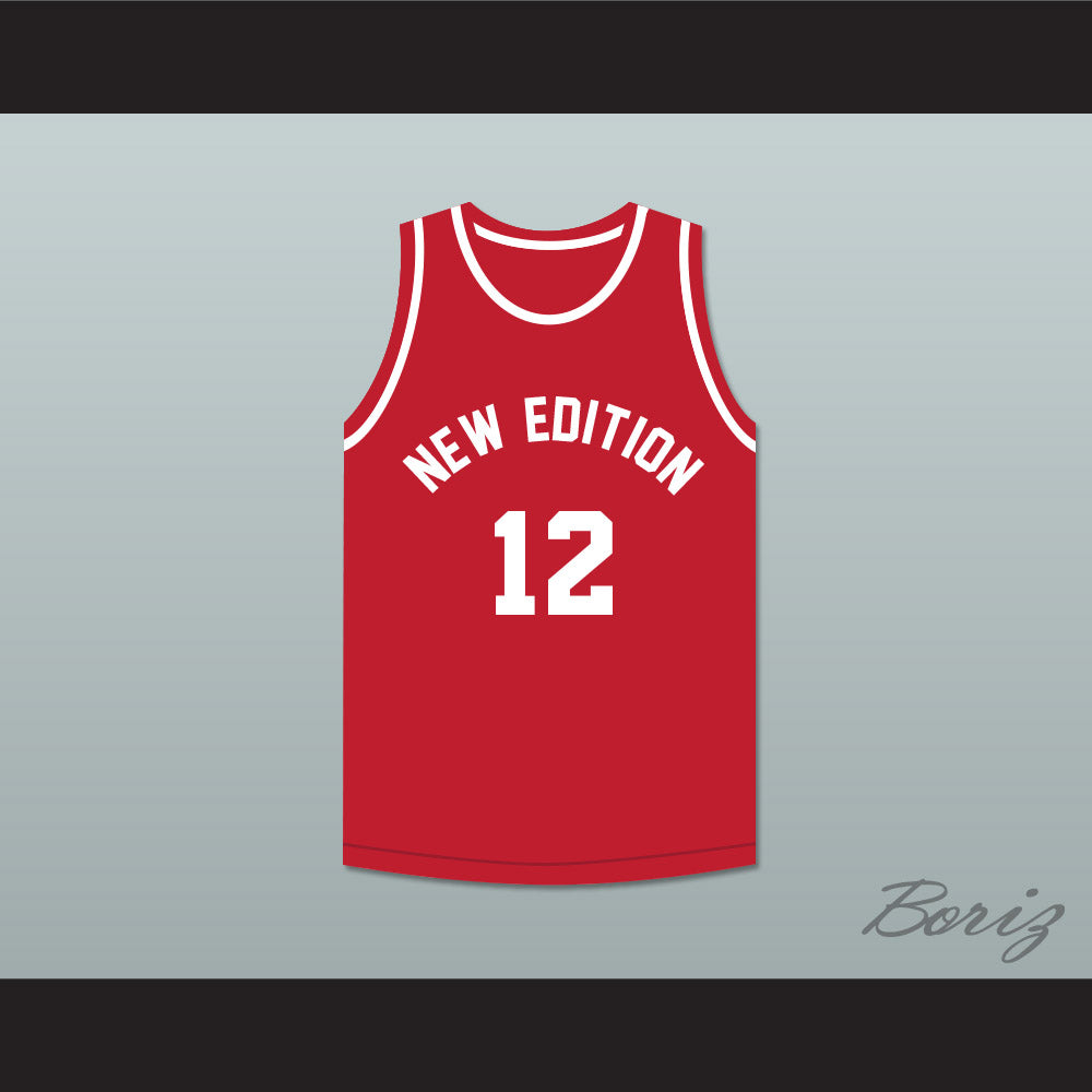 Ricky Bell 12 New Edition Red Basketball Jersey