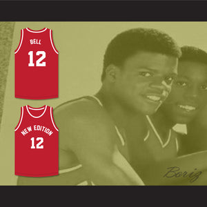 Ricky Bell 12 New Edition Red Basketball Jersey