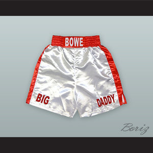 Riddick 'Big Daddy' Bowe White Boxing Shorts