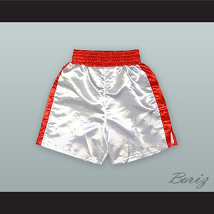 Riddick 'Big Daddy' Bowe White Boxing Shorts